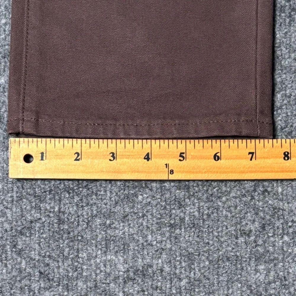 Sid Mashburn Mens Brown 33x30 Cotton Canvas 5-Pocket Pants Button Fly - Picture 11 of 12